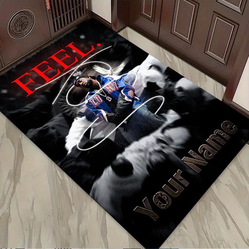 Name Custom Kendrick Lamar Carpet Rug for Living Room Bedroom Home Sofa Decoration,Kids Play Non-slip Floor Mat
