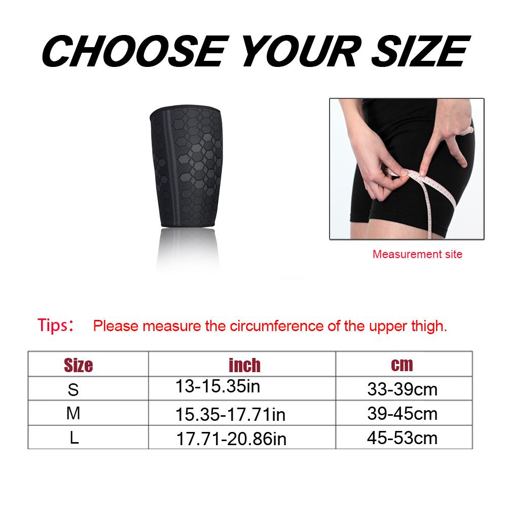 1Pcs Thigh Compression Sleeves For Quad And Groin Pain Relief Running Brace Support Wrap