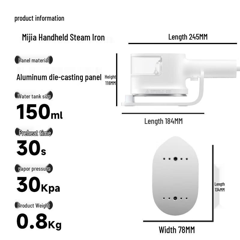 Xiaomi Smart Parownica i Żelazko