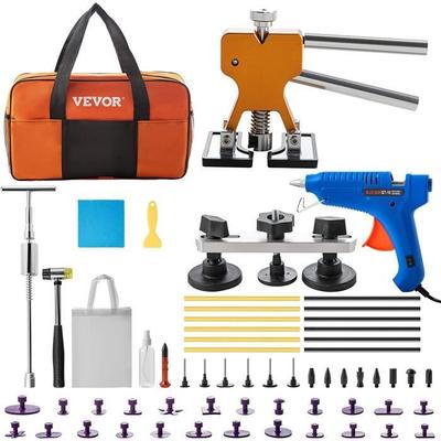 60PCS Car Body Dent Puller Kit Paintless Dent Repair Tool with Gold Extractor and Bridge Dent Repair Kit [98]