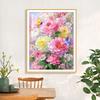 Colorful Floral Pattern DIY Cross Stitch Set  for Living Room Bedroom Wall Decor