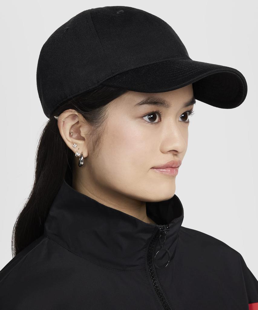 NIKE Club Unstructured Cap - Black: Sail / Fz5698-010