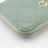Chanel Matelasse Coin Purse AP0216 Zip Coin Purse Classic Gold Caviar Skin Women Used