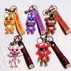 Chaveiro FNAF Five Nights At Freddys Figura Boneca Pingente Chaveiro Desenho Animado Acessórios para Chaves Enfeites Chaveiro Pingente de Bolsa Presente