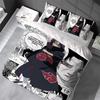 N-NarutoS Japanese Duvet Cover Set Home Style Bedding Soft Laundry Cotton Bed 3 Piece Set Student Dormitory Gift