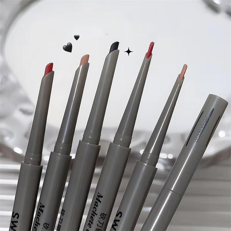 Silky Long-lasting Eye Liner Pencil Eyeliner Pen Natural Matte Wine Red Eyeliner Easy To Color Waterproof Eye Make Up Cosmetics