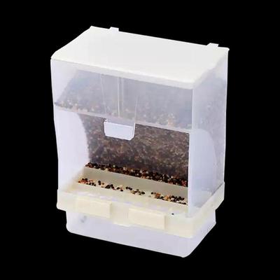 Papageien-Futterbox, Anti-Streuung und Spritzschutz, Automatischer Vogelfutterspender, Vogelkäfig-Zubehör