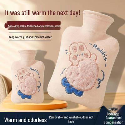 Förtjockad explosionssäker varmvattenflaska för menstruationskramper och barn