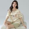 Women's Summer Cartoon Pajama Set - Cute Short Sleeve and Shorts, Plus Size, Lightweight Home or Outdoor Wear