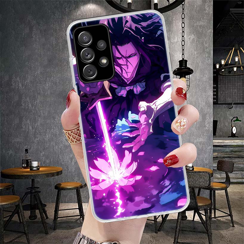 Bleach Kuchiki Byakuya Weiche Handyhülle Für Samsung Galaxy A12 A22 A32 A52 A72 A02S A51 A50S A71 A70 A31 A20S Note 20 Ultra S10 A