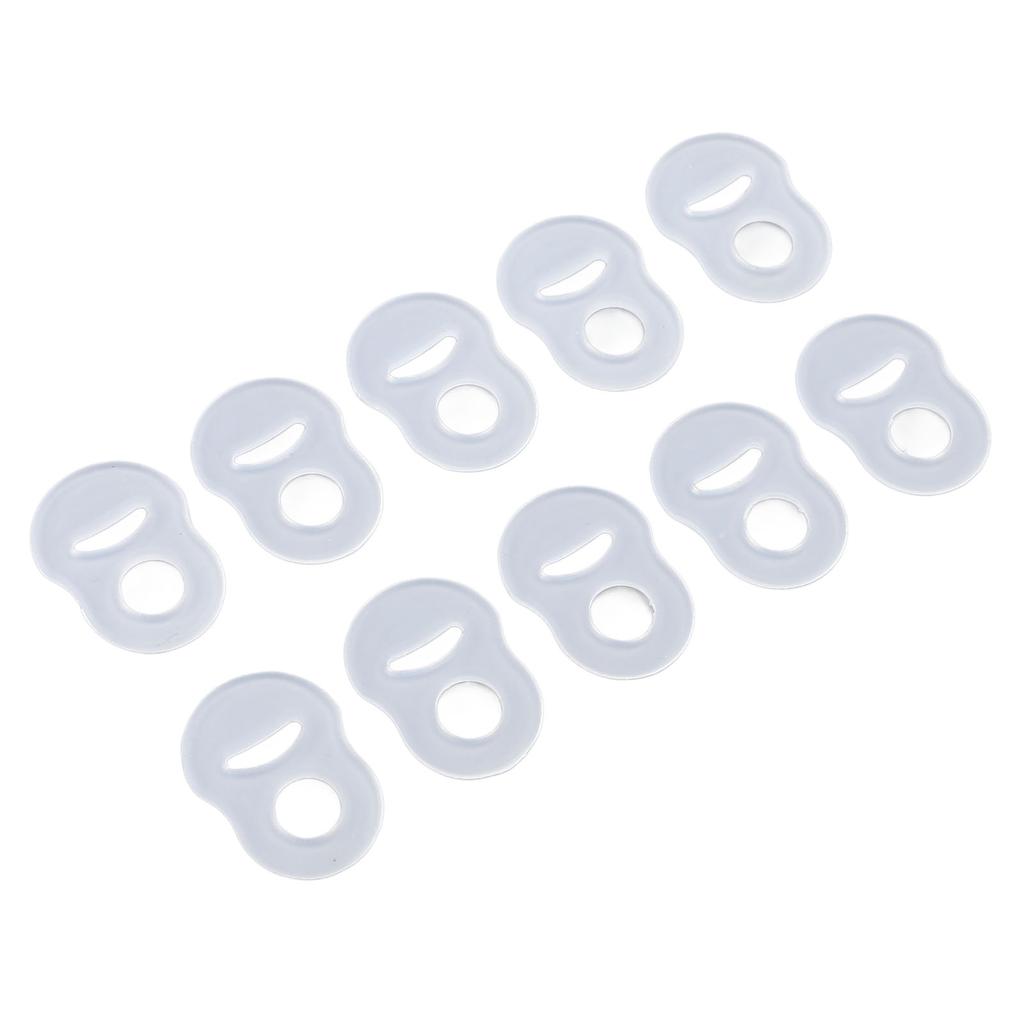 10 Pcs Toenail Corrector  Stretch Resistant Silicone Reusable Ingrown Toe Nail Correct Brace Rin