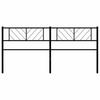 Replacement Headboard Metal Black 200 Cm