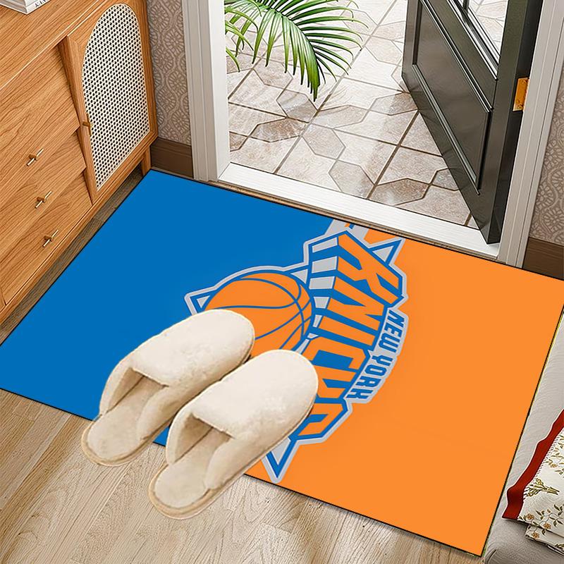 Knicks Logo Teppich Büro Teppich Rutschfeste Matte, Stuhlmatte Bodenbelag für Gaming, Schlafzimmer, Wohnzimmer, Heimdeko Weihnachtsgeschenk