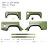 Plastic Simulation 324/313mm 5 Doors Monocoque Car Shell for 1/10 RC Crawler Car Traxxas TRX4 Defender RD110 Wagon Diy Parts