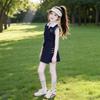 Koreanischer Stil Baby Mädchen Ärmellose Weste mit Polokragen & Rock Set