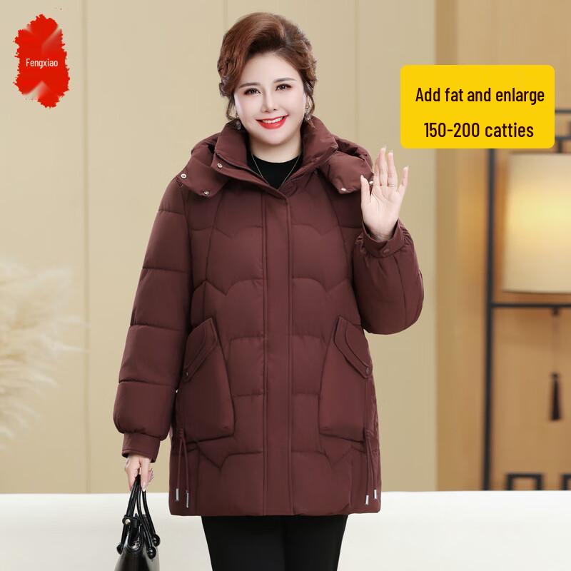 

Women s Plus Size Winter Hooded Padded Jacket 4XL