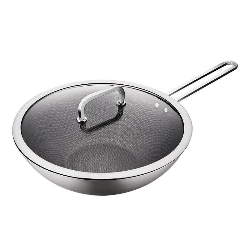 ZWILLING Moment Stainless Steel Honeycomb Chinese Wok