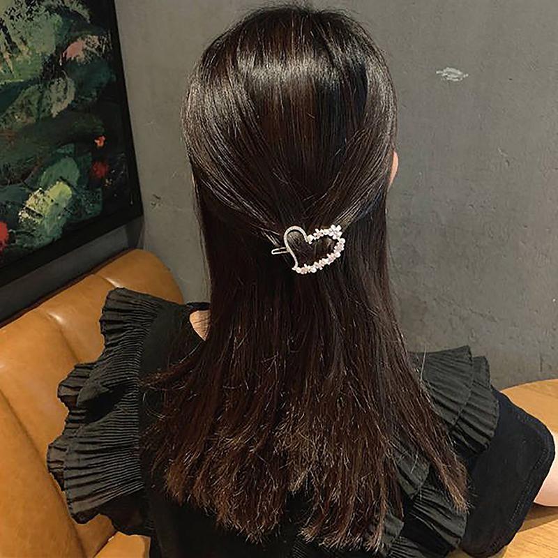 Γλυκά Πολύχρωμα Φουρκέτες Λαμπερό Λουλούδι Καρδιά Κλιπ Μαλλιών Για Κορίτσια Πλαϊνές Μπαρέτες Χαριτωμένες Φουρκέτες Αξεσουάρ Μαλλιών