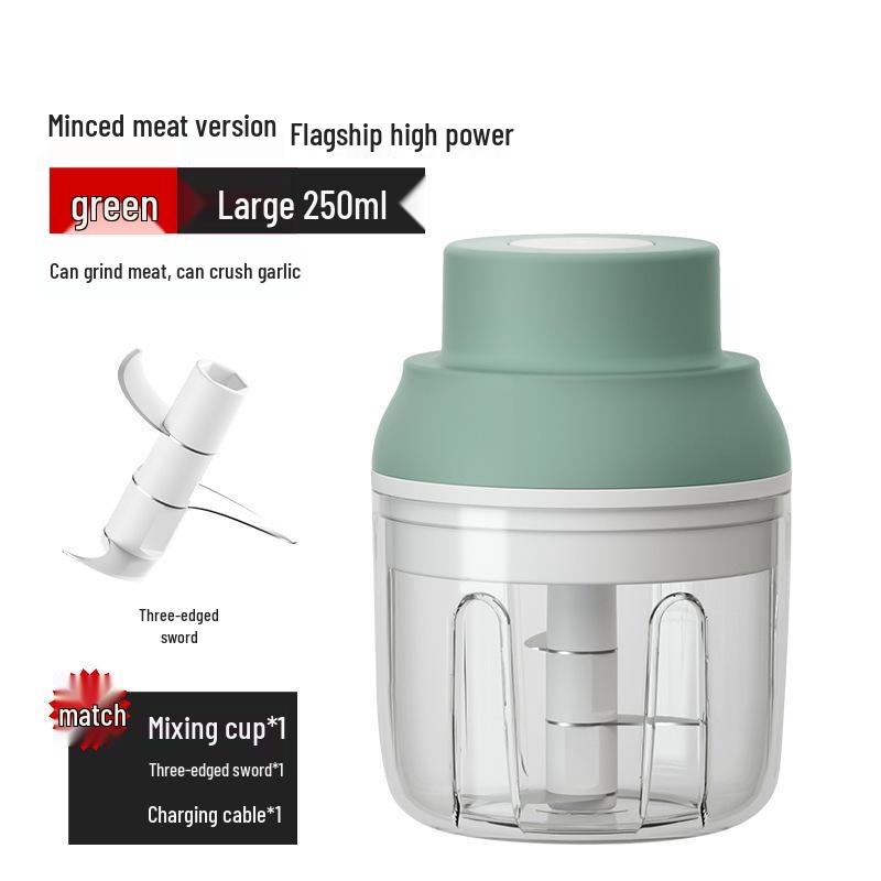 Electric Garlic Chopper & Meat Grinder: Garlic Press, Crusher, Masher, Mixer, Automatic Household Tool.