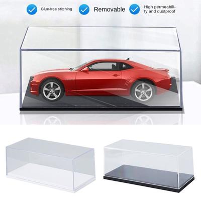 Acrylic Storage Box 1/64 Diecast Model Car Model Car Dust Cover Practical Display Box  Toy Figures