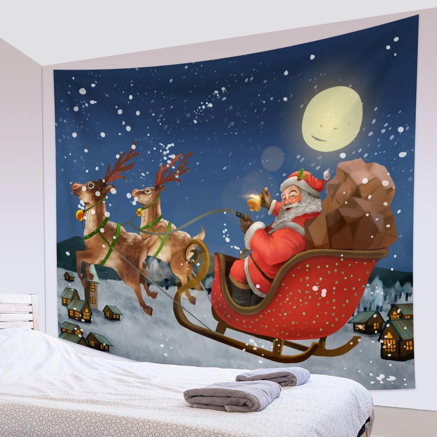 Мультяшный узор рождественской елки для гостиной — фото 12