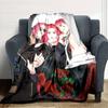 1pc KPop Demon Hunters MIRA3 Blanket, Gift, for Men and Women, Soft Blanket, Good for Sofa Bed Couch Travel, Lightweight Flannel Blanket