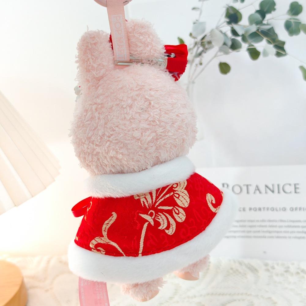New Year 15cm Labubu Time Cloth Festive Plush Dolls Clothes Labubu Doll's Clothes  Kids Girls Toys