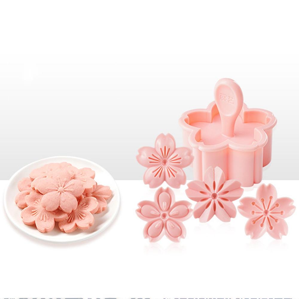 Cherry Blossom Baking Tool Hand Pressure Biscuit Cutter Cookie Mold Biscuit Mold Cake Cookie Maker