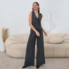 European and American New Workplace Commuter Suit Vest Set Women's 1116 Summer New Sleeveless Vest Pants Two-Piece Set