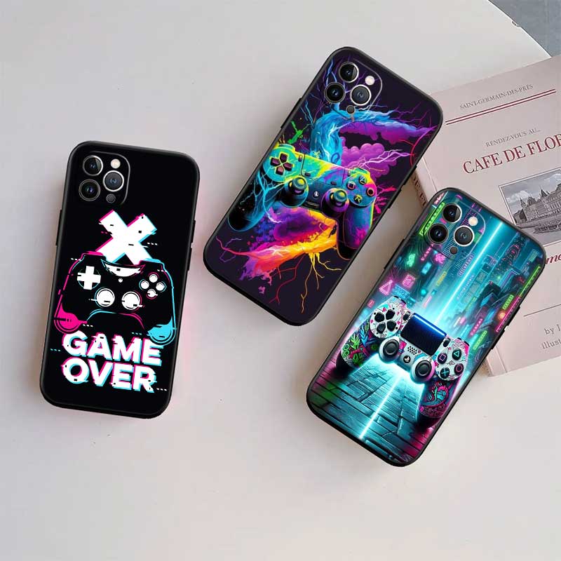 RE32 Game Over New High-End Shell Phone Case for OPPO A3 Pro A72 A74 A76 A77 A77S A78 A79 A94 A95 A18 A40M A58