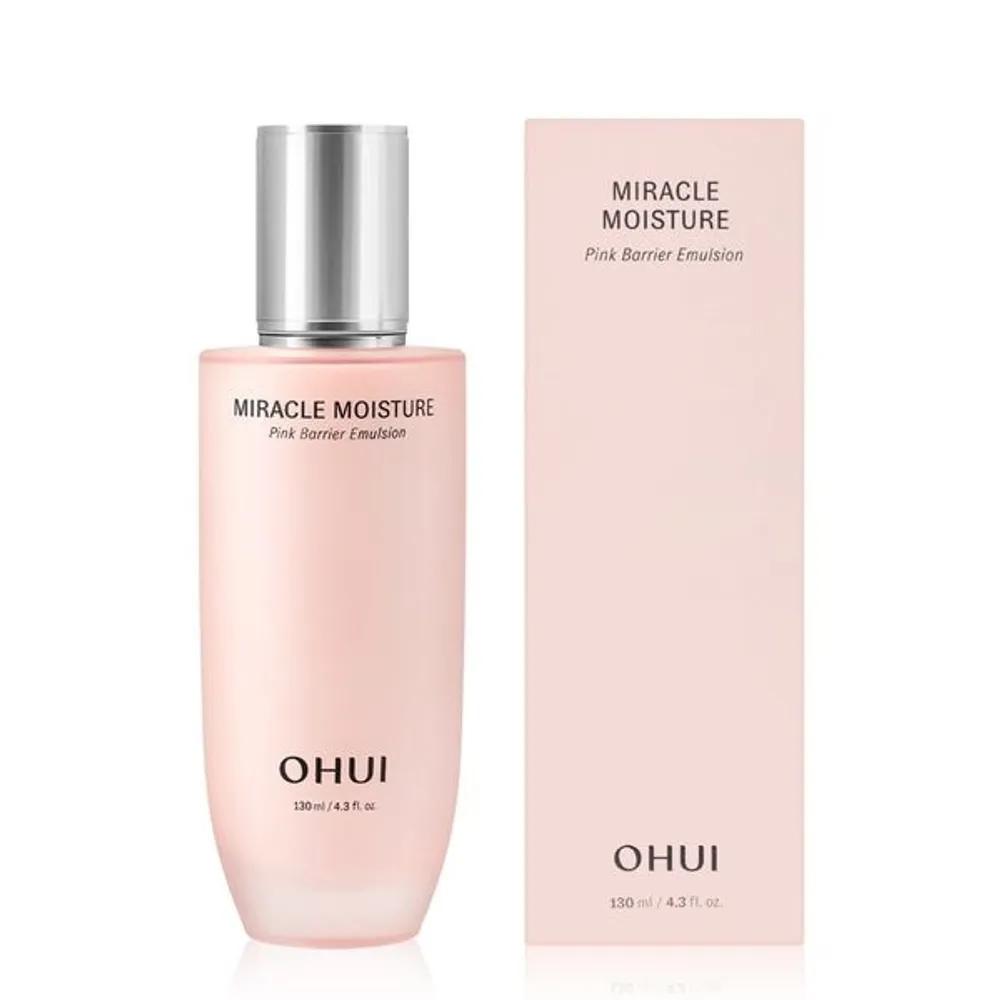 [O HUI] Miracle Moisture Pink Barrier Emulsion 130ml Ceramide Peptide Hydrating Lotion