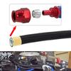 Free Shipping 10/20 FEET 3m/6m AN6 AN8 AN10 PTFE Oil Fuel Hose NYLON Braided Inside PTFE
