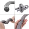 3.5Ft Washing Machine Pvc Y Shaped Drain Discharge Hose Washer Pipe Connector , Rotary Interface,with 2 Waterproof Rings