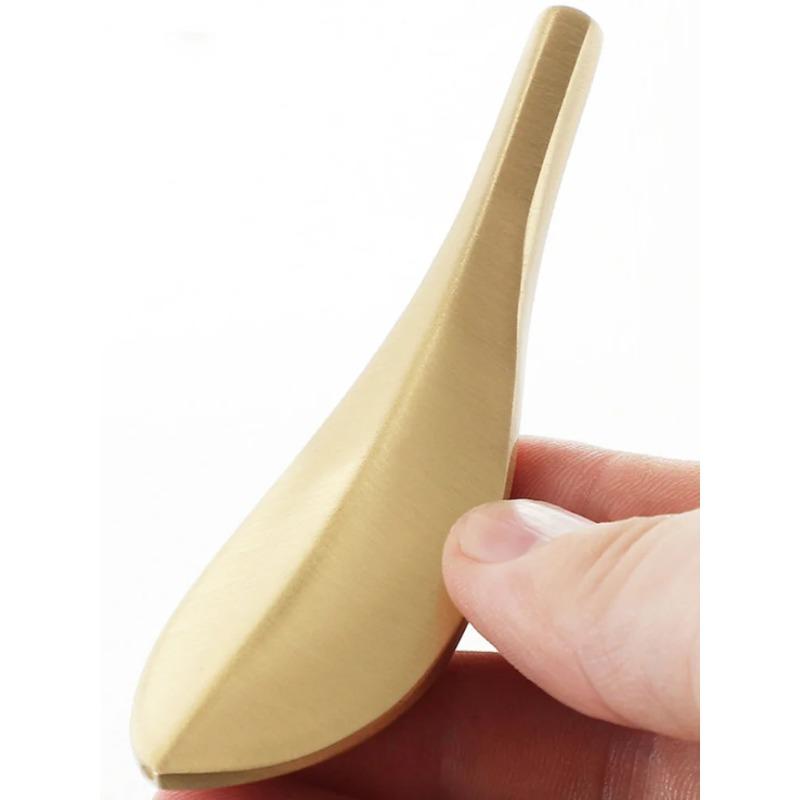 1 stk Retro Imitasjon Kobber Blad Håndtak Skap Møbler Garderobe Kroker Husholdnings Kinesisk Krok Skap Håndtak Tilbehør