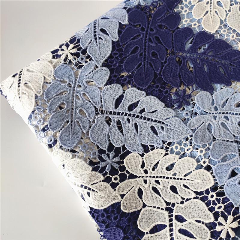 

Высококачественные элегантные кружевные художественные ткани для самостоятельного шитья летних платьев, юбок, фона для одежды, декора, художественного дизайнера 50x135cm