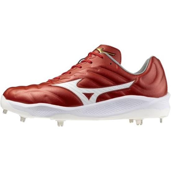 

Unisex Cushion Revo Pro 11GM2430 62 Red x White Baseball Spikes [Mizuno] 26.5cm