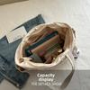Style Ins Cott Shoulder Bag Large Capacity Diamd Pattern Handle Bag for Women Comfortable and Versatile Texture Storage Bag