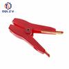 5PCS Insulated 5A Flat Crocodile Clip, 52mm LCR Kelvin Copper Brass Alligator Clamp, Cable Battery Metal Test Clips
