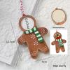 NUCHI Luminous Wooden Christmas Tree Ornaments - Small House Pendant Decorations