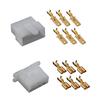 Car Wire Plug Set 6 Way with Metal Terminals for Wiring Repair, Plastic Housing 6120-2063 6110-4563 DJ70611-6.3-11/21 for Harness Extension and