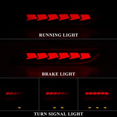 LED Bumper Reflector Lights For Toyota Camry 2018 2019 2020 2025 2025 2025 2025 Dynamic Turn Signal Rear Fog Tail Brake Lamp