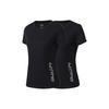 Li Ning Training Series Sports Round Neck Short Sleeve T-Shirt Women Tops Standard-Black ATSQ264-1