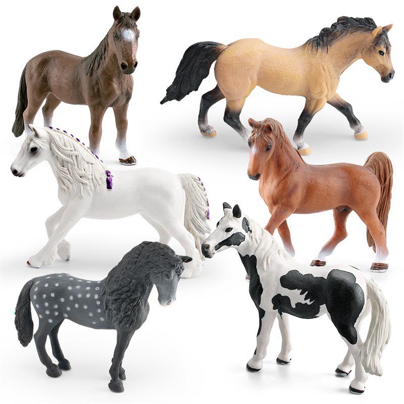 Wildlife Model Ornament: Friesian, Pinto, Tennessee Walking, and Quarter Horse