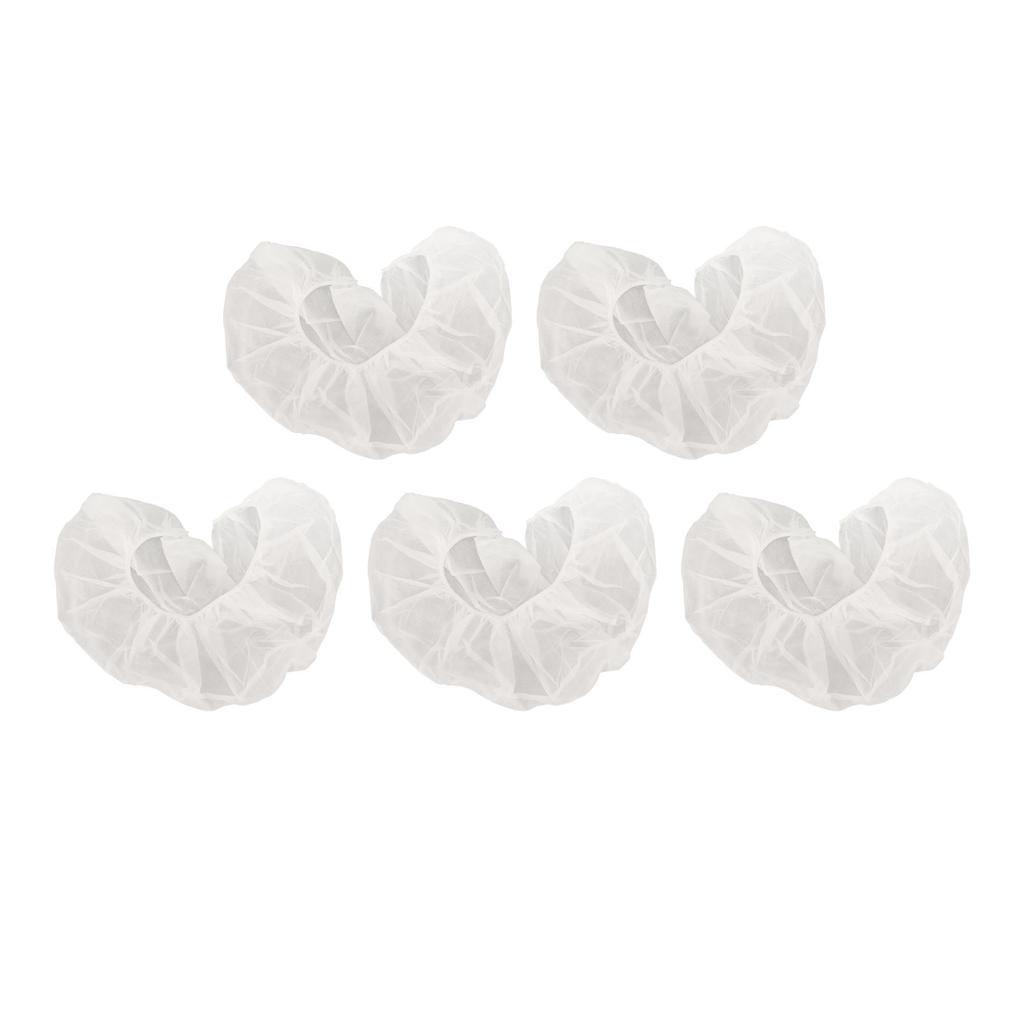 50pcs Beauty Salon Headrest Covers U Shaped Disposable Elastic Face Rest Pillow Covers