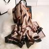 Korean Style Fashionable Satin Scarf Women Sunscreen Shawl Beach Wrap