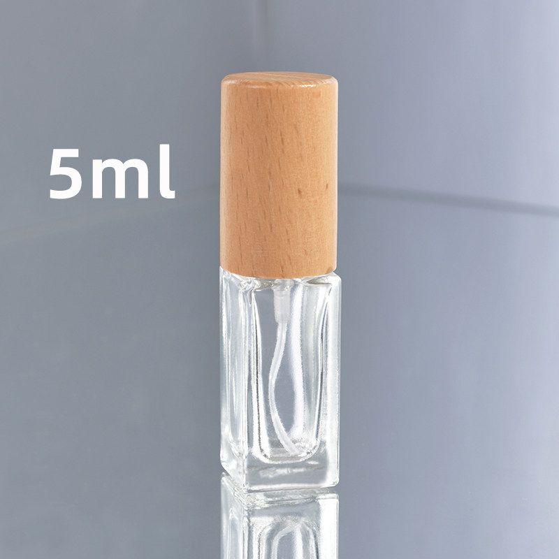 New Travel Portable Sample Wooden Lid Perfume Sub-Bottles