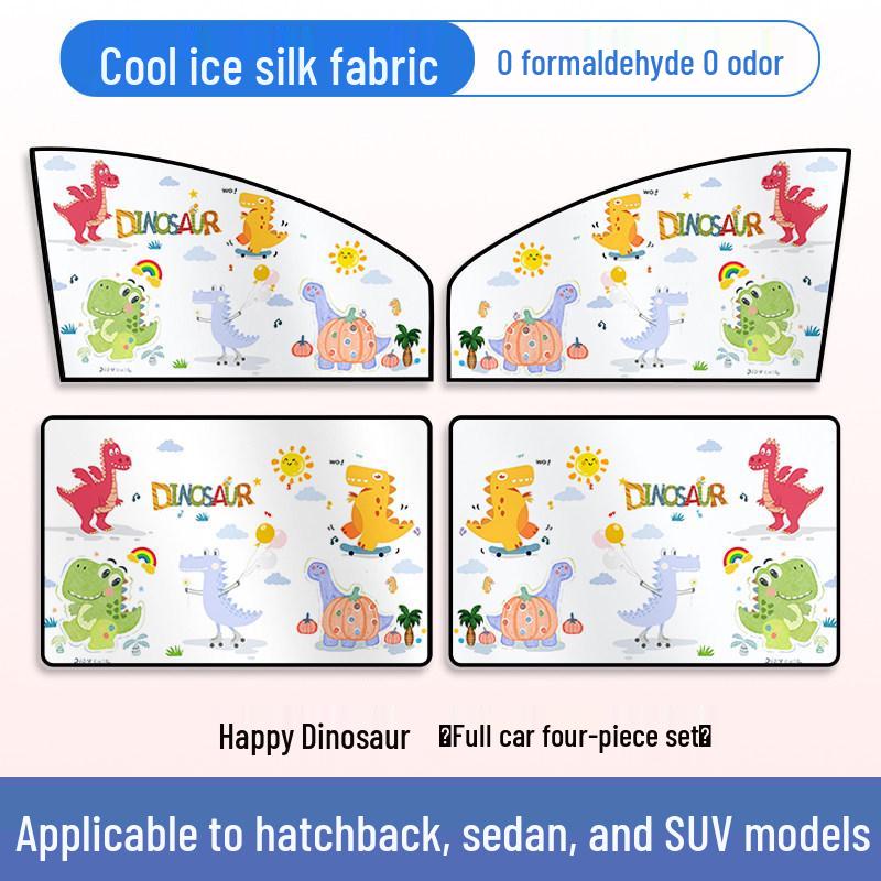 Magnetic Car Window Sun Shade: Children's Heat Insulation, Privacy, Baby Blackout, Retractable Curtain