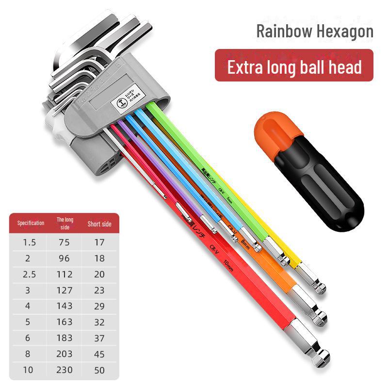 Green Forest Universal 6-Sided Hex Wrench and Screwdriver Set