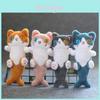 Charming Cat Plush Doll Keychain With Ultra-soft Short Plush Perfect For Bags
