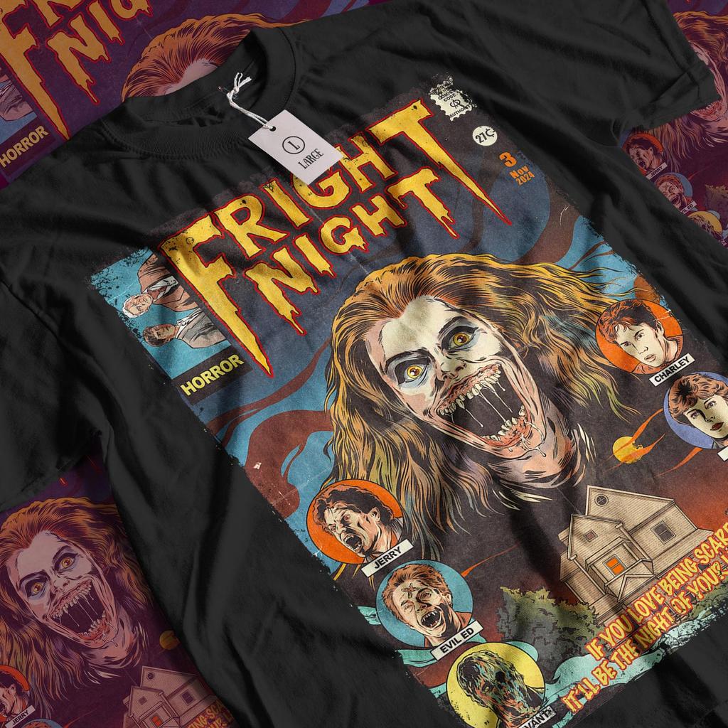 Fright Night Movie T-Shirt: Vintage Horror Graphic Tee